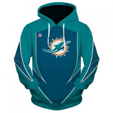 Miami Dolphins 3D Hoodie Green