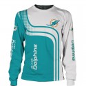 Miami Dolphins 3D Hoodie Green White