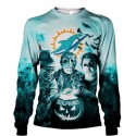 Miami Dolphins 3D Hoodie Horror Sweatshirt