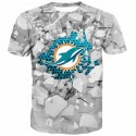 Miami Dolphins 3D Hoodie Ice