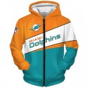 Miami Dolphins 3D Hoodie Sweatshirt