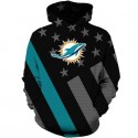 Miami Dolphins 3D Hoodie Unique Flag