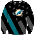 Miami Dolphins 3D Hoodie Unique Flag