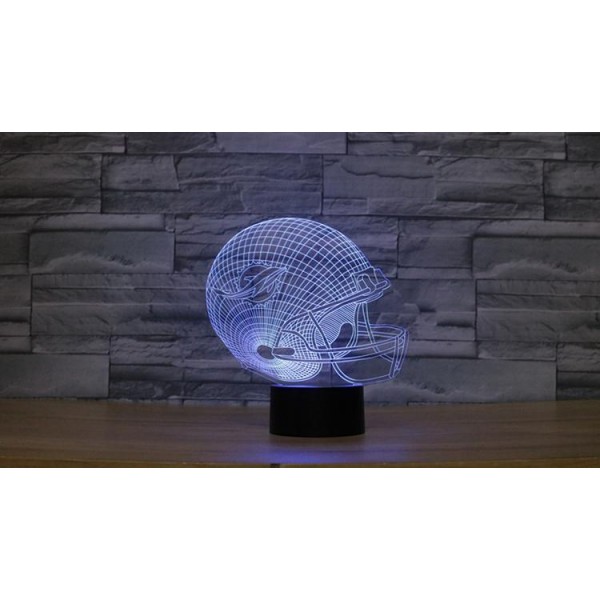 Miami Dolphins 3D Led Light Lamp