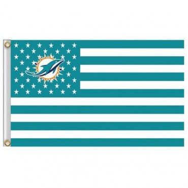 Miami Dolphins Flag 3×5 Ft