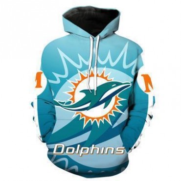 Miami Dolphins Hoodie Unique Logo