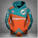 Miami Dolphins Love Hoodie 3D VIP