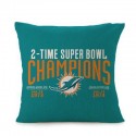 Miami Dolphins Pillow