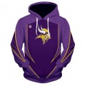 Minnesota Vikings 3D Hoodie Cool Logo