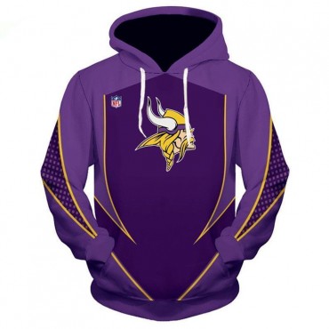 Minnesota Vikings 3D Hoodie Cool Logo