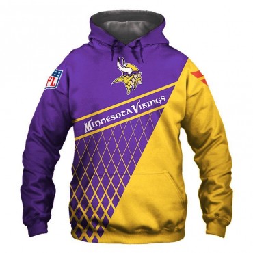 Minnesota Vikings 3D Hoodie Cool Sweatshirt