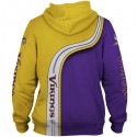 Minnesota Vikings 3D Hoodie Cool Zip