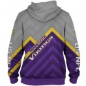 Minnesota Vikings 3D Hoodie Diamond