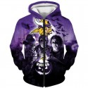 Minnesota Vikings 3D Hoodie Horror Sweatshirt