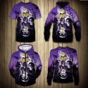 Minnesota Vikings 3D Hoodie Horror Sweatshirt