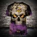 Minnesota Vikings 3D Hoodie Hot Skull