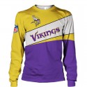 Minnesota Vikings 3D Hoodie Purple Sweatshirt