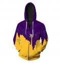 Minnesota Vikings 3D Hoodie Stars