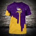 Minnesota Vikings 3D Hoodie Stars