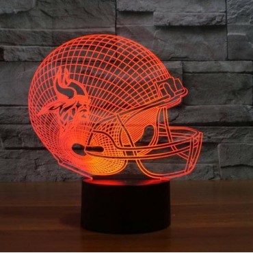 Minnesota Vikings 3D Led Light Lamp