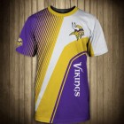 Minnesota Vikings 3D Tshirt Yellow and Black