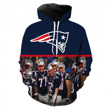 New England Patriots 3D Hoodie Classic