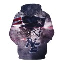 New England Patriots 3D Hoodie Classic NE