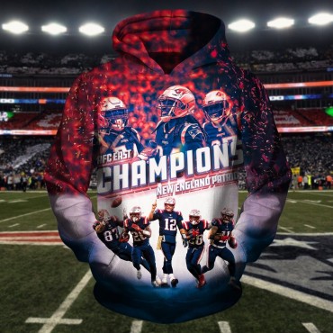 New England Patriots 3D Hoodie Cool