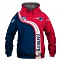 New England Patriots 3D Hoodie Cool Zip