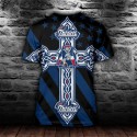 New England Patriots 3D Hoodie Cross