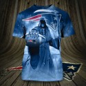 New England Patriots 3D Hoodie Death Skull