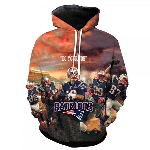 New England Patriots 3D Hoodie Do Your Job