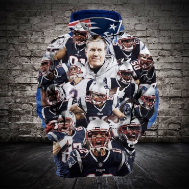 New England Patriots 3D Hoodie Heroes