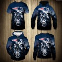 New England Patriots 3D Hoodie Horror Sweatshirt