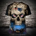 New England Patriots 3D Hoodie Hot Skull