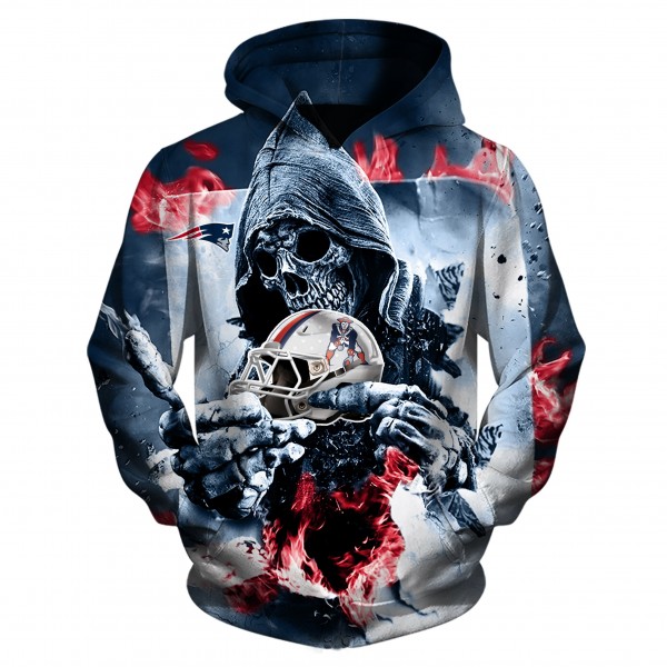 New England Patriots 3D Hoodie Love