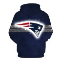 New England Patriots 3D Hoodie Shiny