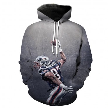 New England Patriots 3D Hoodie Shoot