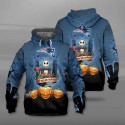 New England Patriots 3D Hoodie Skull Halloween