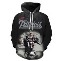 New England Patriots 3D Hoodie Spotlight Shoot