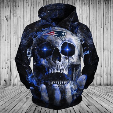 New England Patriots 3D Hoodie Starry Sky