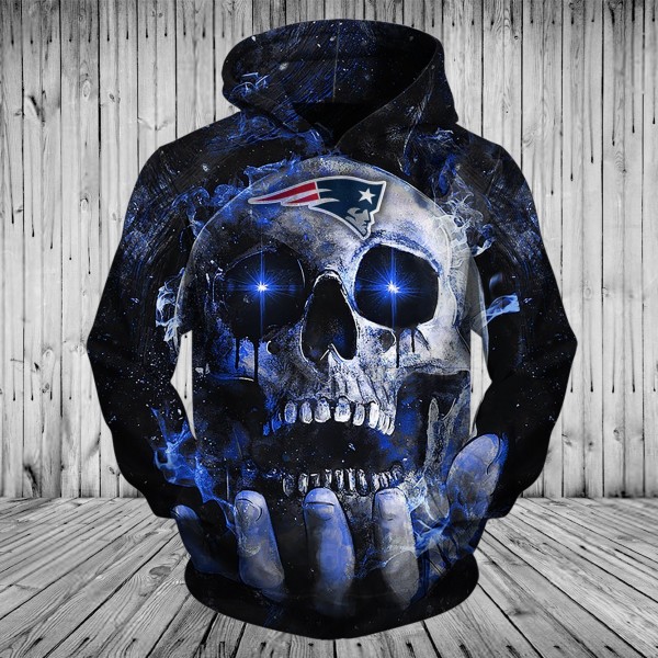 New England Patriots 3D Hoodie Starry Sky