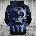 New England Patriots 3D Hoodie Starry Sky