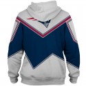 New England Patriots 3D Hoodie V-collar