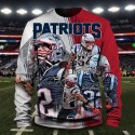 New England Patriots 3D Hoodie VIP New