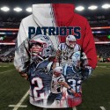 New England Patriots 3D Hoodie VIP New