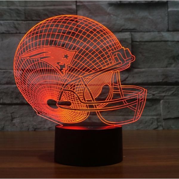 New England Patriots 3D LED Light Lamp