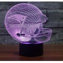 New England Patriots 3D LED Light Lamp