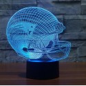 New England Patriots 3D LED Light Lamp