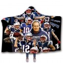 New England Patriots Classic 3D Hooded Blanket